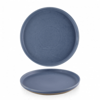 Teller flach Chefs Walled Plate Churchill Emerge Oslo Blue