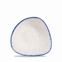 Bowl Triangle Churchill Stonecast Hints Indigo Blue
